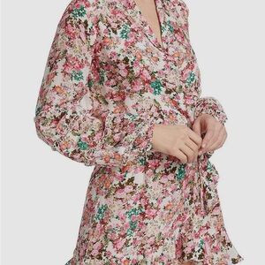 Rococo Sand Multicolor Floral Long Sleeve Dress